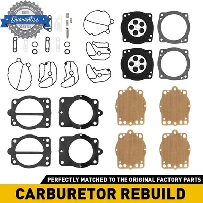 Juego de 2 Kit de Reparación de Reconstrucción de Carburador para Polaris SL SLH SLT SLTH Virage 700 900 Foto 1 de 4
