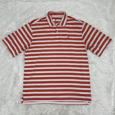 Fairway & Greene Tech Men’s Golf Polo Shirt Size  XL Red Yellow Short Sleeve - Image 1 of 4
