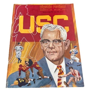 1971 USC Trojans vs. Washington State Cougars Foitbalk Program-“Pigskin Review” - Picture 1 of 3