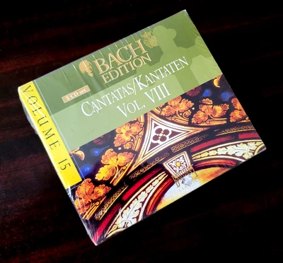 Bach Edition Vol. 15  Cantatas/Kantaten Vol. VIII  Brand New Sealed UK 5CD Set - Bild 1 von 4
