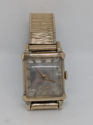 #Wittnauer 10K 镀金男士手表-原样-仅用于零件-未知状况 — 第 1/4 张图片