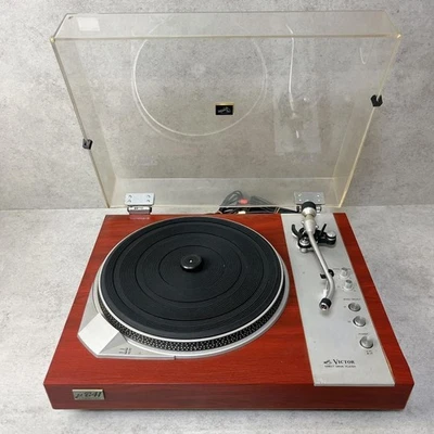 Victor JL-B41 Direct Drive Turntable Record Player Operation Confirmed - Image 1 of 4