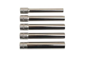 Laser Tools Extra Deep Metric Socket Set 3/8"D 5pc Length 120mm Single Hex 7032 - Picture 1 of 1