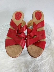 Cuña roja para mujer Born Concepts talla/10 - Imagen 1 de 5