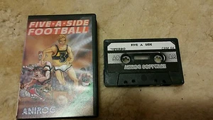 Five-a-Side Football Video Game Cassette Commodore 64 C64/C128 💜💜💜 FREE POST - Bild 1 von 2