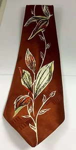VINTAGE ORIGINAL DESIGNS FLORAL NECKTIE TIE - Picture 1 of 1