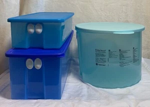 Tupperware set of 3 FridgeSmart containers Excellent Condition - Picture 1 of 3