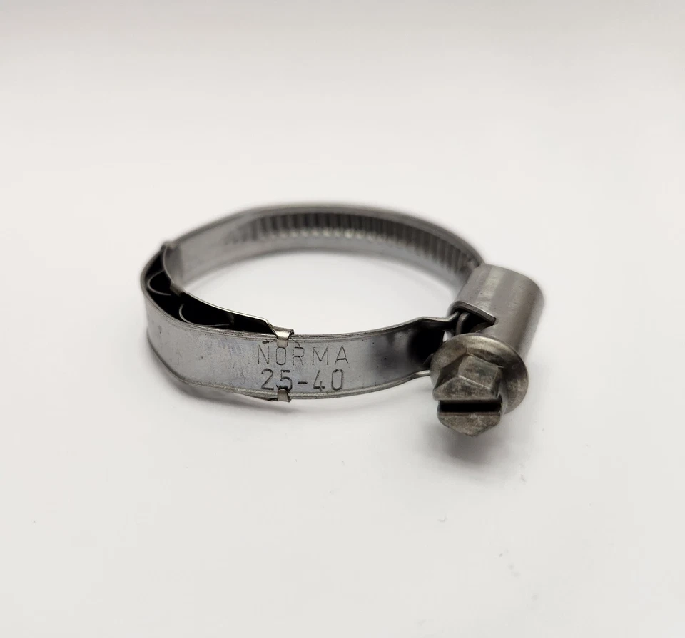 Norma 25-40  9mm Band With Spring Hose Clamp 10 pcs FREE SHIPPING - image 1 of 1