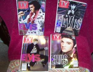 lot of {4} t.v guides {elvis presley commerative set} - Picture 1 of 1