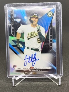 2020 Topps Finest Seth Brown Finest Firsts Refractor RC Auto Autograph Athletics - Bild 1 von 2