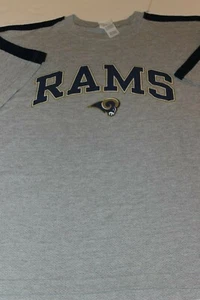  Men's New Los Angeles Rams Polyester Cotton shirt  XL 24.5  x 30 Gray - Picture 1 of 3