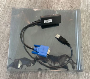 TRIPP LITE B078-101-USB-1 SERVER INTERFACE KVM SWITCH HD15 RJ45 #N21 - Picture 1 of 5