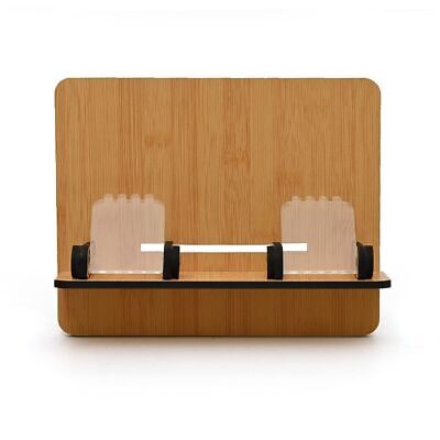 Wooden Book Stand Holder For Office & Reading Color Bamboo • 32.64£