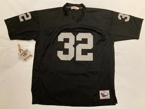 Camiseta deportiva autografiada de Marcus Allen #32 de Los Angeles Raiders XL de Mitchell & Ness 1985  - Imagen 1 de 10