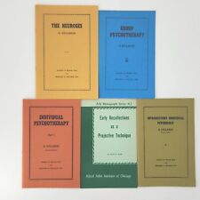 Harold H. Mosak lot of 6 booklet vintage  1966, 1967, 1972, 1974, 1975 Syllabus