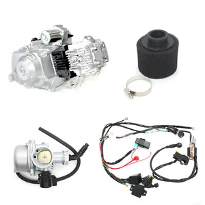 Motor semiautomático BT 125cc 3+1 + Kit de cableado + Carby QUAD DIRT BIKE ATV BUGGY - Imagen 1 de 11
