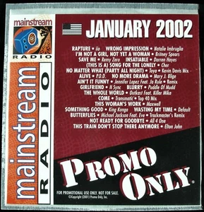 PROMO ONLY "MAINSTREAM RADIO JANUARY 2002" DJ PROMO CD COMPILATION MAXWELL *NEW* - Picture 1 of 3