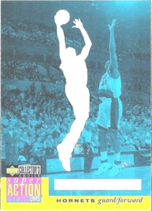 1996 Upper Deck Collectors Choice Stickums tarjeta base B3 Glen Rice Hornets - Imagen 1 de 8