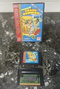 The Incredible Crash Dummies (Sega Genesis, 1993) Authentic CLEANED TESTED NICE! - Picture 1 of 7