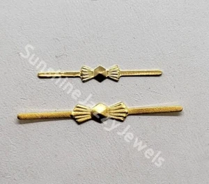 50 or 200pc Gold Plated Bowtie Connector Pins; Chandelier/ Suncatcher; 2 Sizes - Picture 1 of 6