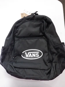 Vans SCHWARZ WEISS LOGO KLASSISCHER HOLDEN RUCKSACK ERWACHSENE UNISEX NEU #22305 - Bild 1 von 3