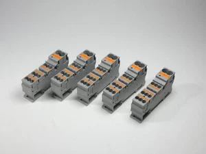 *Lote de 5* Bloque de terminales colectivo potencial Phoenix Contact PT 2X10/9X4 1000 V - Imagen 1 de 5