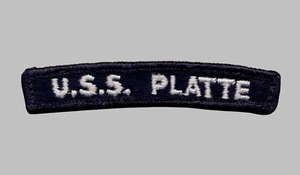 US Navy AO-186 USS Platte Fleet Replenishment Oiler UIM Shoulder Rocker Tab (02) - Bild 1 von 1