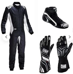 New OMP GO KART Racing Suit Level 2 WITH Shoes /Gloves + Balaclava sublimation - Picture 1 of 4