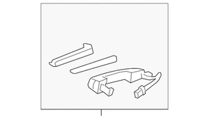 Genuine GM Handle Outside 13598619 - Picture 1 of 4