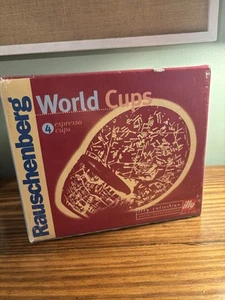 illy Art Collection World Espresso Cups by Robert Rauschenberg 1998 - Imagen 1 de 13