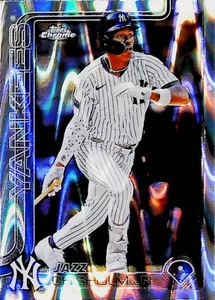 2025 Topps cromo Raywave refractor #283 Jazz Chisholm Jr New York Yankees - Imagen 1 de 2