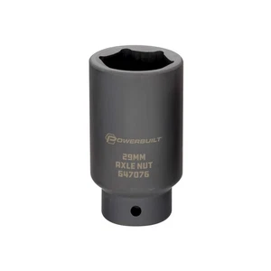 Powerbuilt 29Mm Impact Grade Axle Nut Socket Chrome Molybdenum Steel Tool - Picture 1 of 7