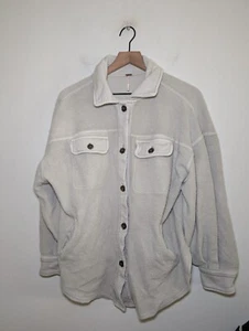Chaqueta Free People Shacket Mujer XS Rubí Gran Tamaño Boho Playa Piedra Minimalista - Imagen 1 de 12