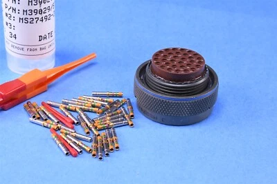 Aero-Electric Connector Mil-Spec Circular Aircraft Connector 32 Position 38999 - Image 1 of 4