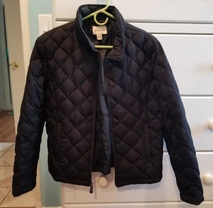 St. Johns Bay Daunenmantel mit Federn schwarz Größe L - Bild 1 von 8