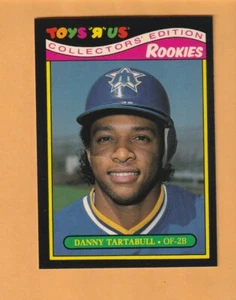 Danny Tartabull Seattle Mariners 1987 Toys R Us Rookies #28 Miami Gardens FL 7K - Imagen 1 de 2