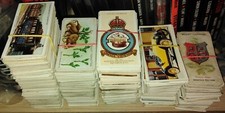 CIGARETTE CARDS HUGE STOCK APPROXIMATELY 3150 CARDS VARIOUS CASES SEE INTERNAL LIST