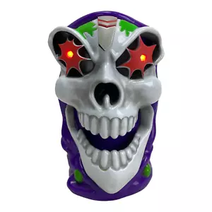 MONSTER JAM GRAVE DIGGER 6" LIGHT UP SKULL MUG/CUP WITH HANDLE MONSTER TRUCK - Picture 1 of 10