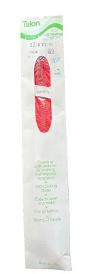 Винтажный коготь 12 «молния красный средний вес разделяя новый - Изображение 1 из 2