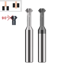 Acero de tungsteno 90 grados Cortador de biselado superior e inferior, especial para aluminio - Imagen 1 de 32