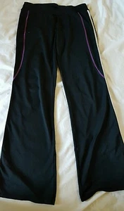 Champion Women's Yoga Long Pants Workout Pant S Black - Picture 1 of 7