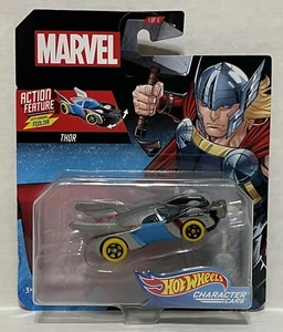 Hot Wheels Character Cars, Marvel THOR and MJOLNIR, 2017, Mattel - Picture 1 of 2