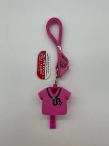 Bath & Body Works Medical Pink Scrub PocketBac Hand Gel Holder Lanyard Clip - Picture 1 of 2