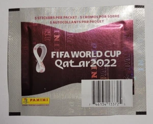 2022 Panini FIFA World Cup Qatar Stickers Soccer Trading Stickers ** 1 Pack ** - Picture 1 of 2