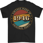 77Th Anniversaire Vintage Fabriqué En 1946 T-Shirt 100% Coton