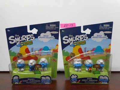 Smurfs MICRO VILLAGE Brainy Удобный Заводной Повар Jokey Grouchy 2013 - СОВЕРШЕННО НОВЫЙ - Изображение 1 из 4