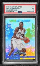 2013-14 Panini Crusade Blue Giannis Antetokounmpo #61 PSA 7 Rookie RC