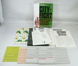 SPI CITY-FIGHT SUPER DETAILED TACTICAL SIMULATION GAME UNPUNCHED 2250 BOX WORN - Picture 1 of 12