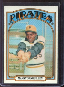 1972 Topps Baseball # 60 Manny Sanguillen (NM-MT) Near Mint to Mint - Picture 1 of 2