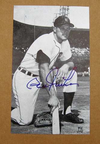 Detroit Tigers Bill Freehan (D) signed J.D. McCarty postcard Cover